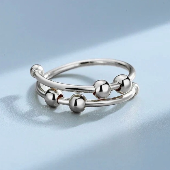 Self-Love Set: I Am Enough Ring & Fidget Ring - Picture 3 of 5